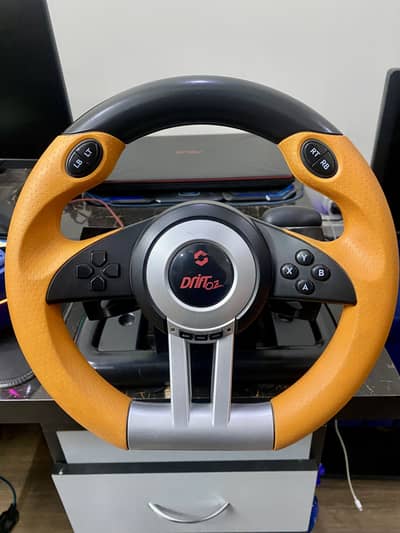 Speedlink Drift O. Z. Racing Wheel with Pedals for PC - Good Condition