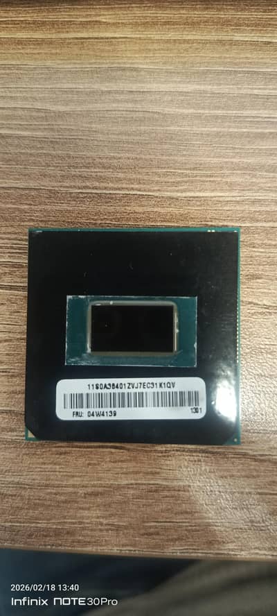 Intel Core i7-3520M CPU Dual-Core 2.9GHz 4M SR0MT Socket G2 Processor