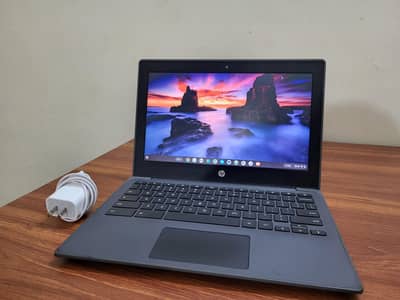 HP Chromebook G6 ee 4gb ram / 16+256gb extendable storage , 9.5/10