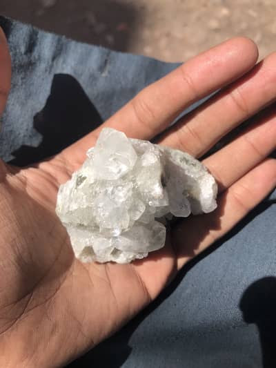 Apophyllite crystal cluster