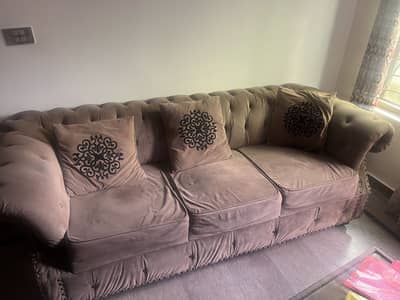 6 piece sofa set with center table