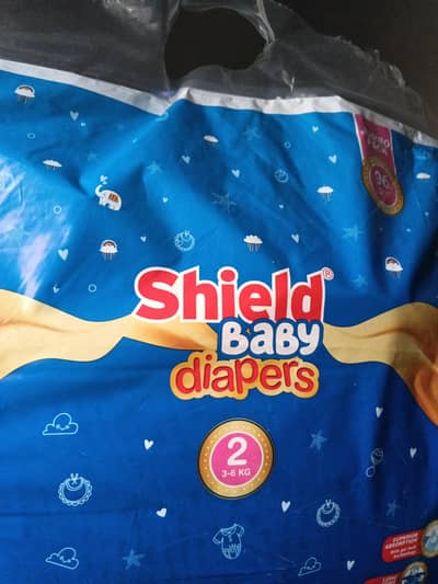 Shield baby diapers (3 to 6 kg ) 96 pieces