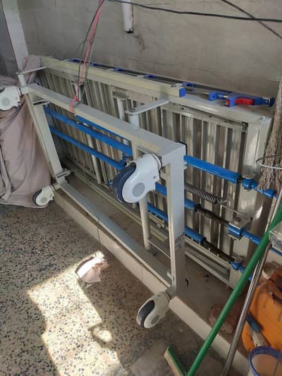 Manual hydraulic icu bed