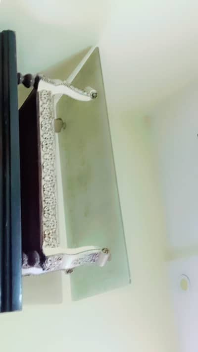 Wooden & Mirror Table