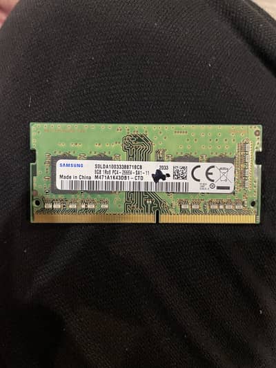 Samsung laptop Ram stick