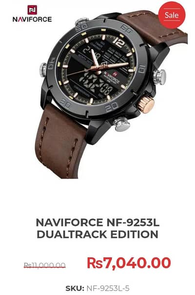 Watch for sell  NAVIFORCE NF 9253L