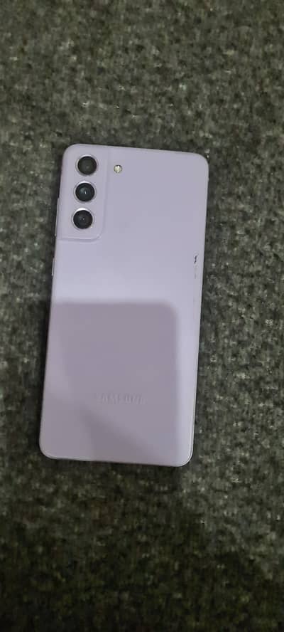 s21fe officail aproved with box just 3 lines on screen