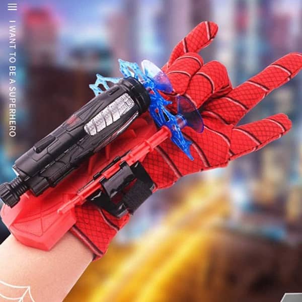 Spider-Man Web Dart Blaster Glove Set for Kids