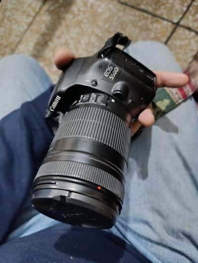 canon 550d with 18-135mm