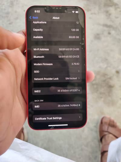 Iphone 14 jv 128 gb all orignal