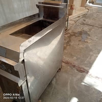 deep fryer with 16 liters oil capacity