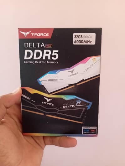  FOR SALE – T-Force Delta RGB DDR5 RAM (White) 
