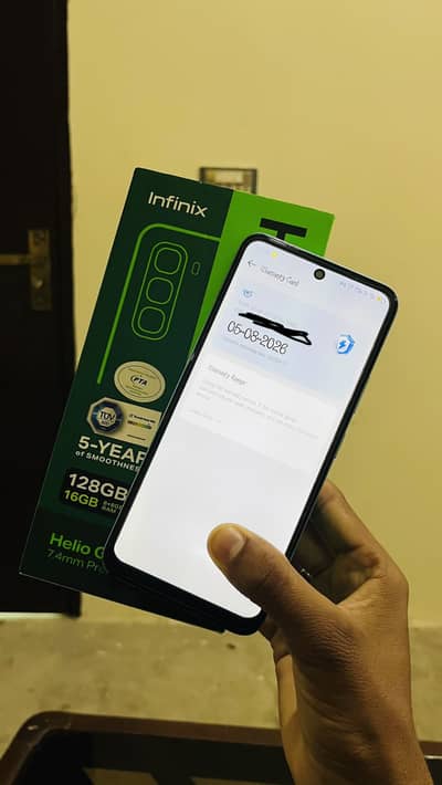 Infinix Hot 50 Pro 6month warrnty box Charger sth h