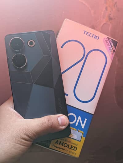 camon 20 8+8gb 256gb pta approved with box