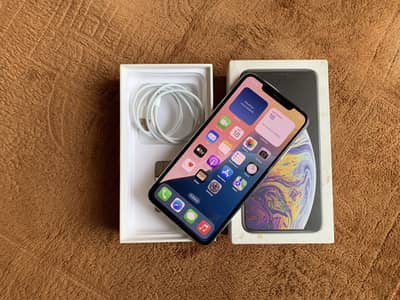 Complete BOX iPhone Xs Max 256gb White DUAL SIM PTA APPROVE