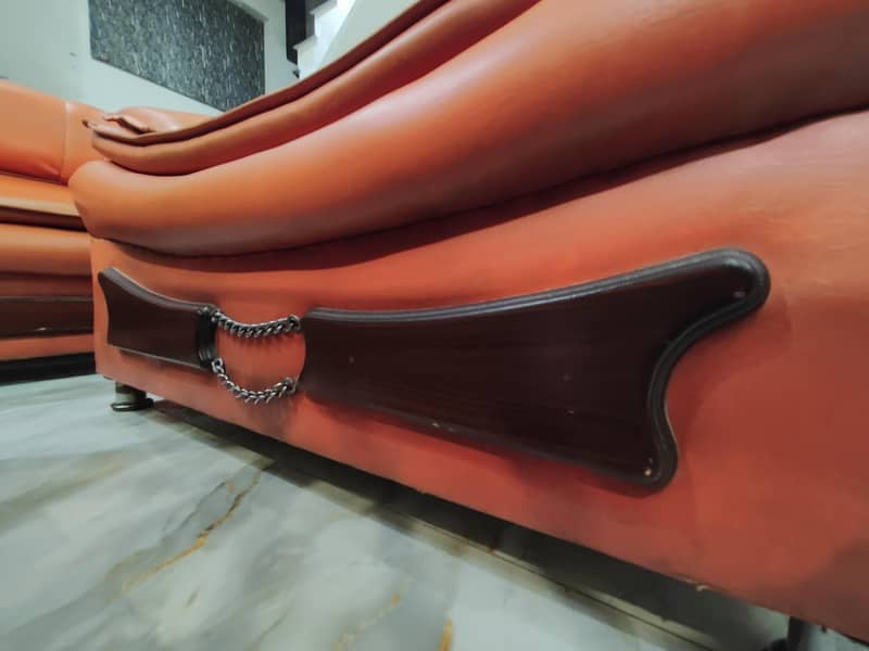 Leather Sofa Set 3+2+1 4