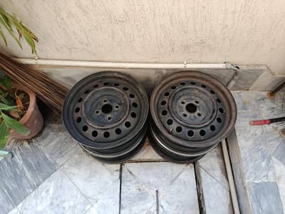 Steel rims honda city 15 inch 15X4 pcd 100