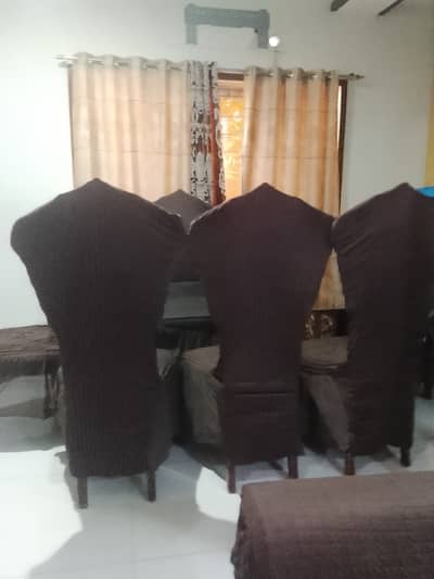 Dining Table with Chairs for 8 People