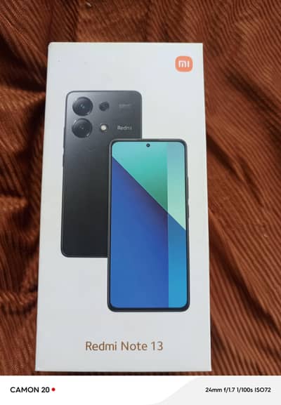 redmi  note13 8+8_256 complete  box