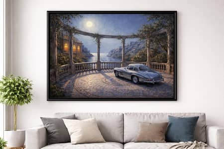 "Sleeping Beauty" Framed Painting