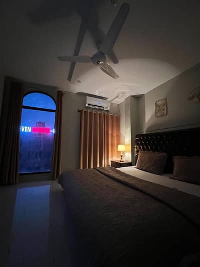 Double bed with mattress