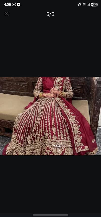 Baraat Organza Lehenga Choli for Sale – Elegant Bridal Wear