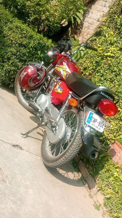 Honda Cg125 brand New Golden Number