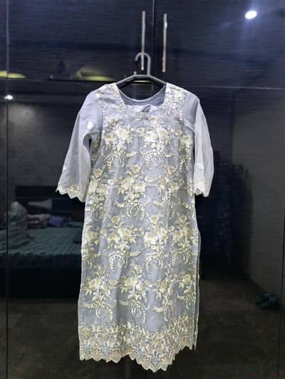 stunning 3 pc organza wedding dress