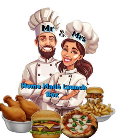 Mr & Mrs Home Made Food Launch Box