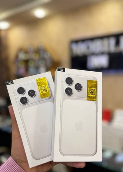 Box Pack Iphone 17 Pro 256GB Silver Mercantile PTA Approve 2 Years Wa
