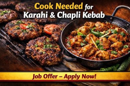 Cook Required for Desi Restaurant (Urgent Hiring)