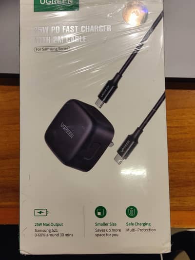 Ugreen 25w charger, Ugreen iphone Handfree, Ugreen Type C cable