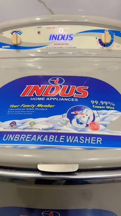 Indus 114 Metal Body Washing Machine - 10 KG, Excellent Condition!