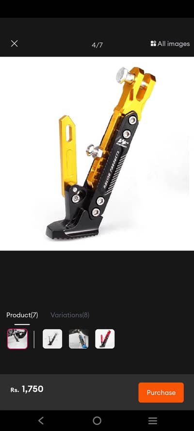 Motorcycle Side Stand Universal for all Bykes