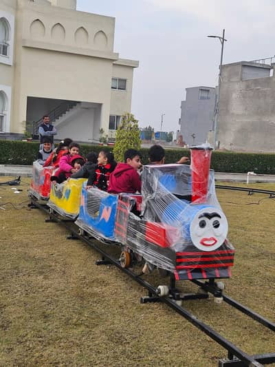 jumping slide marry go round mini train