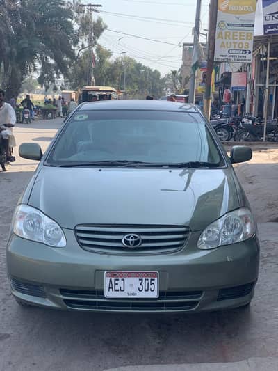 Corolla GLI 2002 total genuine 62,000 mileage