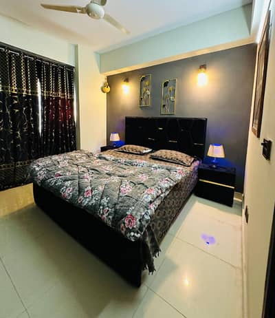 One Bed Luxury Furnished Apartment Available For Rent In Gulberg Greens Islamabad.