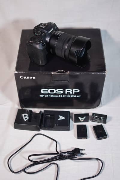 canon Rp with 24 105 kit lens