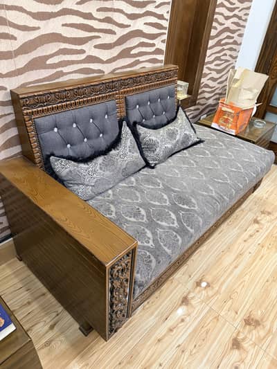 Full sofa set with dewan and 3 tables brand new condition