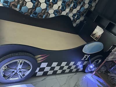 Formula 1 car racing kid's bed for sale