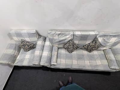 solid Wooden Heavy Sofa Set 5 seater