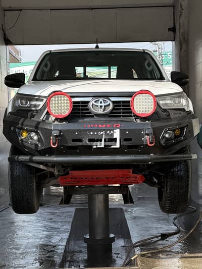 Hammer bumper front and rear