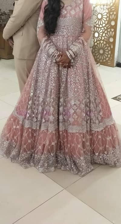 Light pink valima dress (maxi)