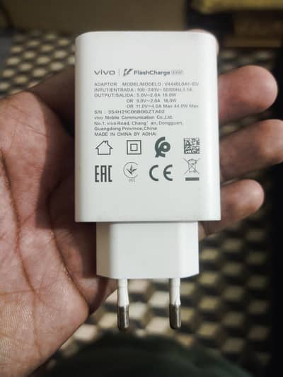 vivo 44 Watt Flash original Charger  vivo oppo tecno Infinix Samsung