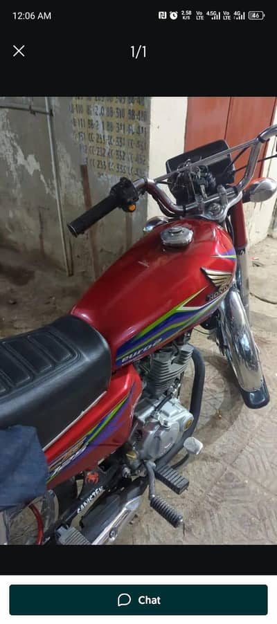 Honda 125 CG me  call WhatsApp on  0309/10/39/256