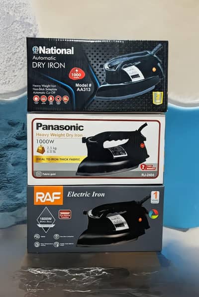 all. irons available all. Panasonic  watsp 03133561355