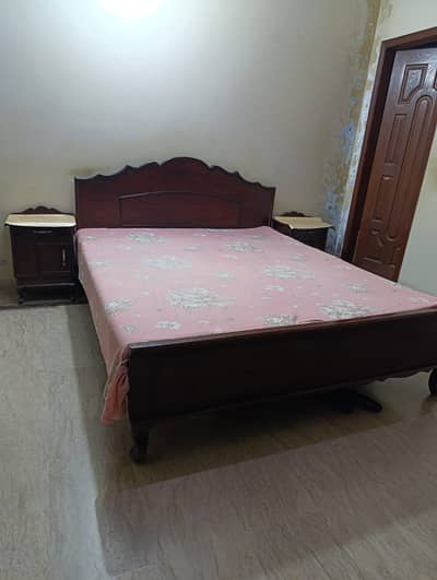 Wooden bed