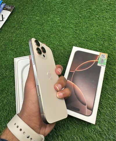 iPhone 16 Pro Max 256 GB memory PTA approved 03298409745