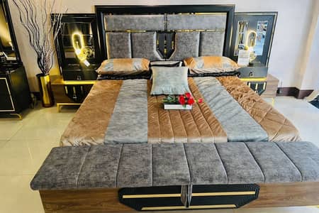 Luxury bedroom set- complete bed + wardrobe and dressing table