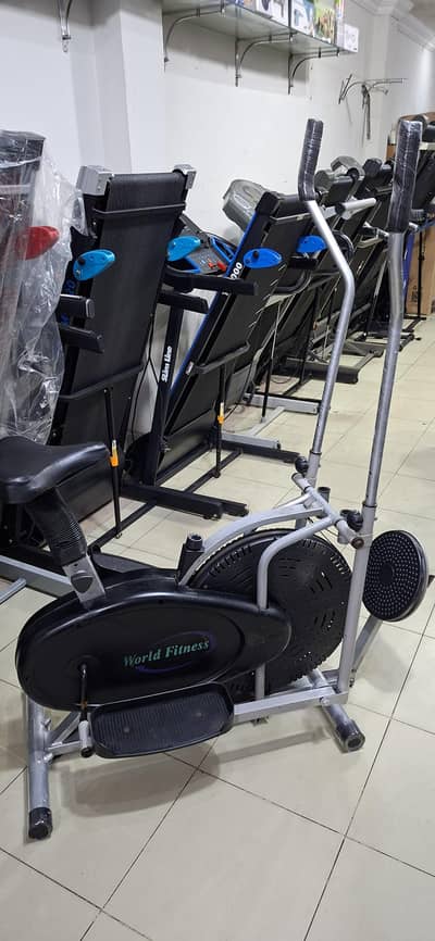 2 in 1  Air bike Exercise Elliptical Cycle | Cardio cycle